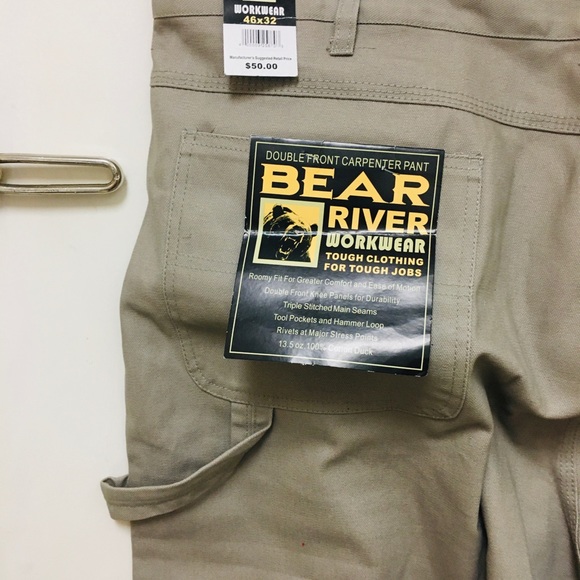 Pants Bear NWT Workwear Double Front Carpenter - Picture 2 of 5